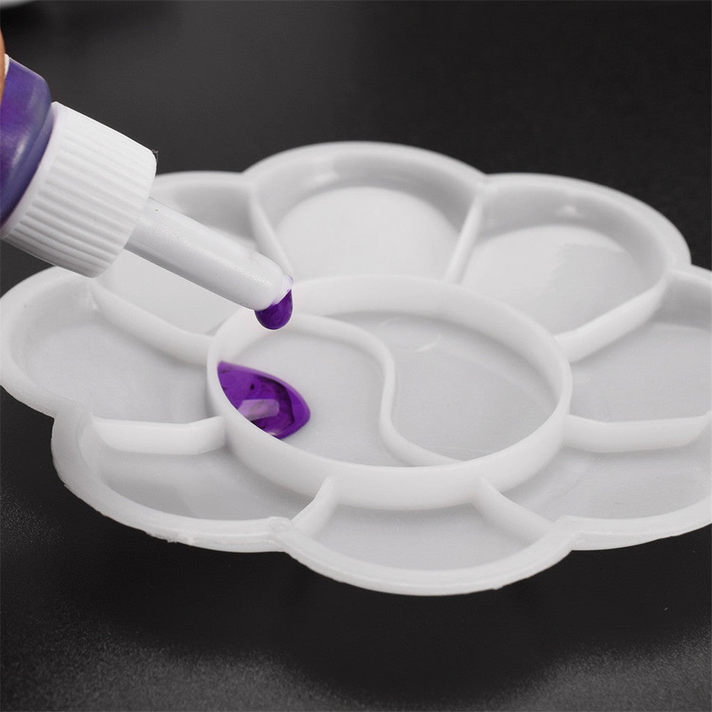 19pcs Tattoo Pigment Mixer Ink Agitator Sticks Color Mixing Guide Palette White