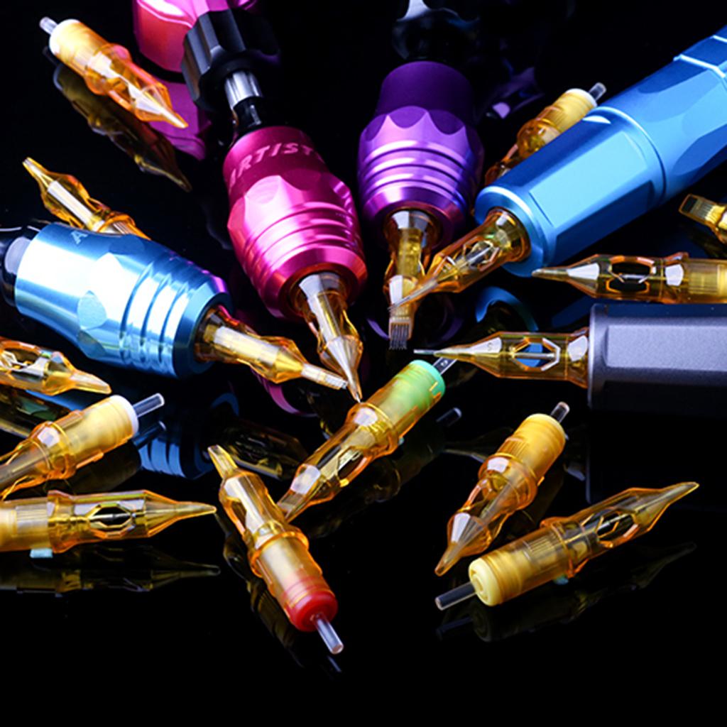20Pcs Tattoo Cartridge Needles Tattoo Tips for Tattooing Supplies 13RM