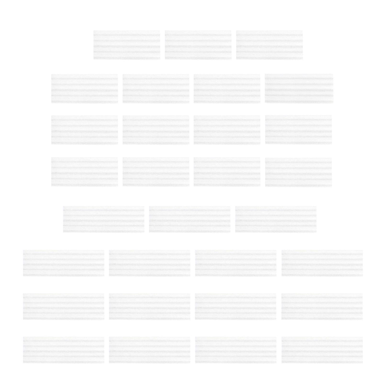 15x Reusable Hair Dye Paper Foam Hair Bleach Hair Stylists Hairdresser Short