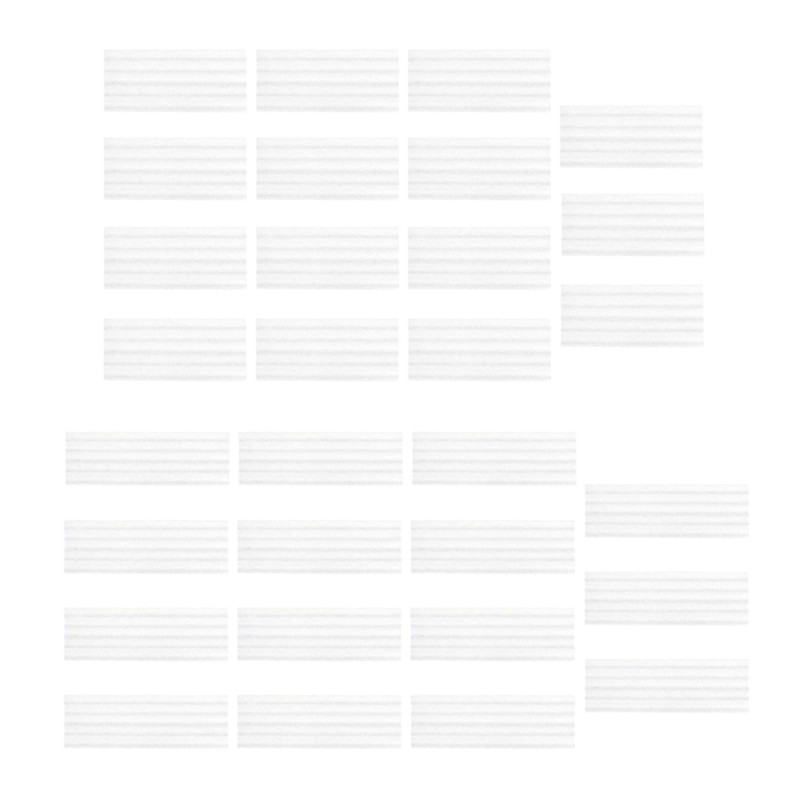 15x Reusable Hair Dye Paper Foam Hair Bleach Hair Stylists Hairdresser Short