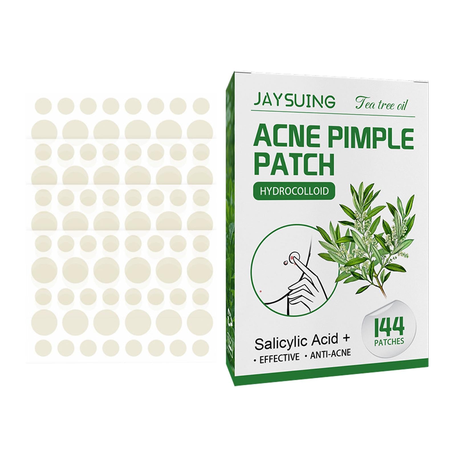 144x Acne Pimple Patches Sweatproof Stickers for Fading Acne Marks Skin Care