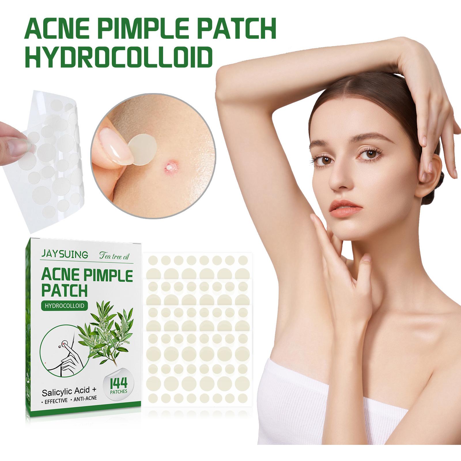 144x Acne Pimple Patches Sweatproof Stickers for Fading Acne Marks Skin Care