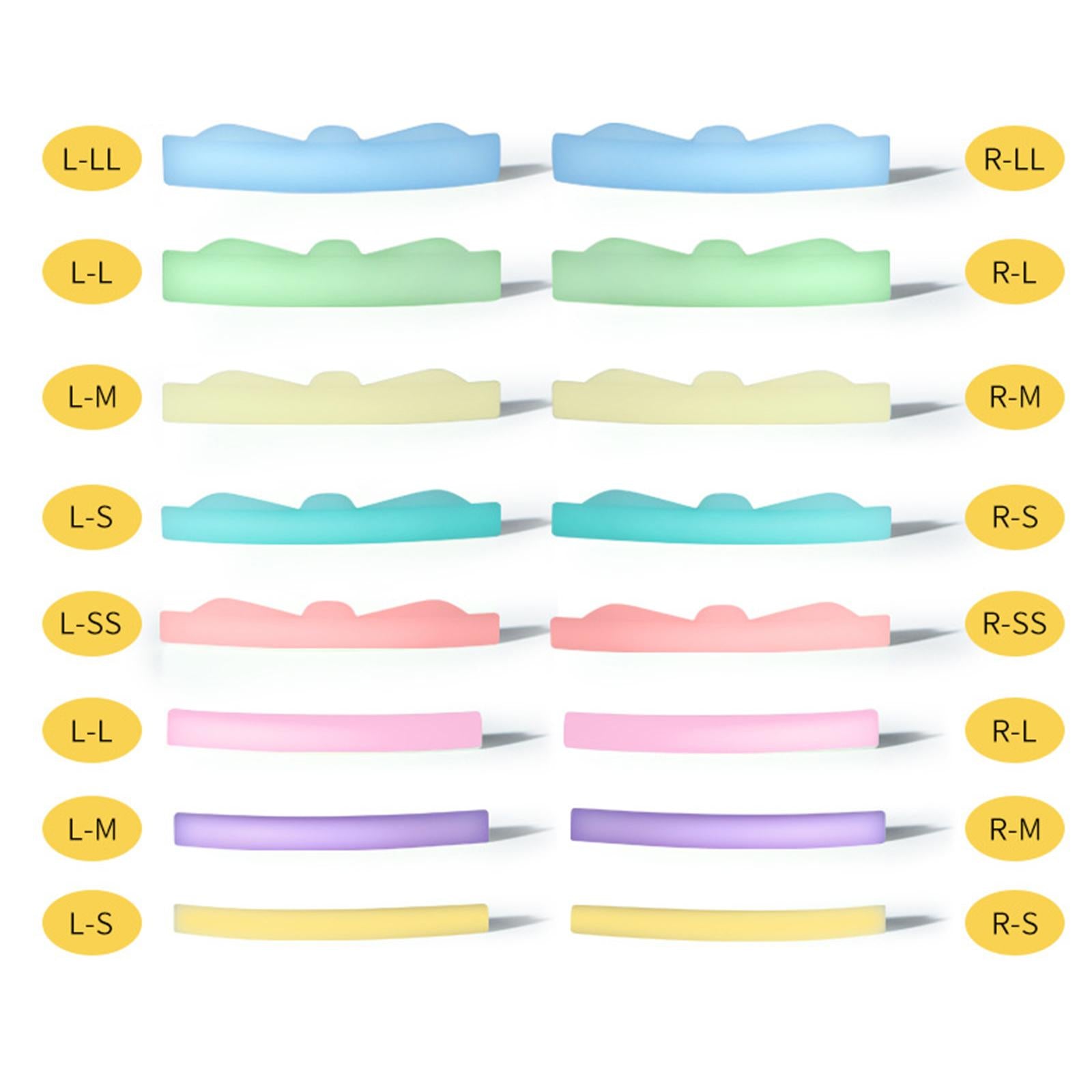 16x Lash Lifting Rods Curl Lifting Shield Rods Eyelash Pads (S, M, L)