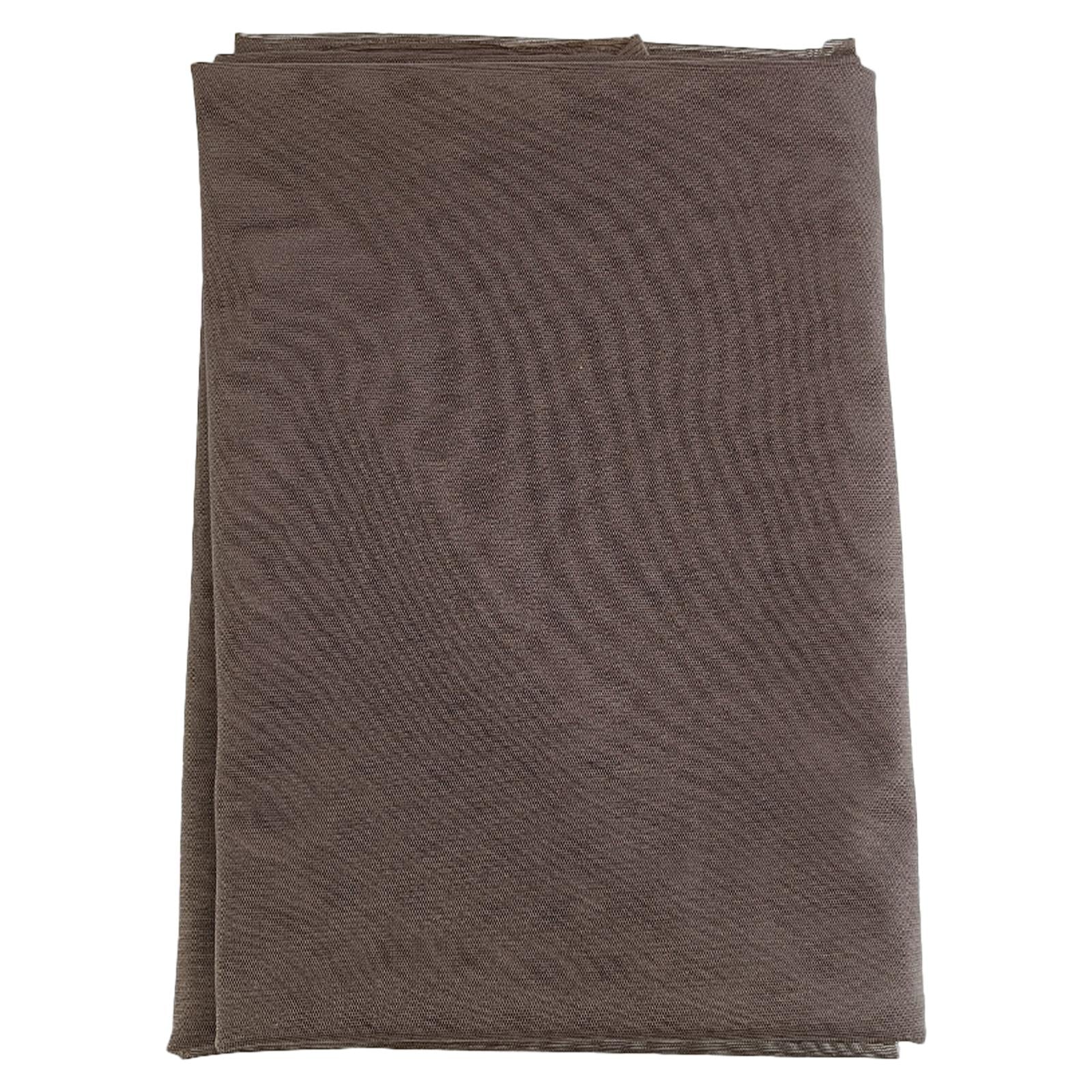 1 Yard Dark Brown Mesh Lace Net for Wigs Making & Repair Wig Accessories