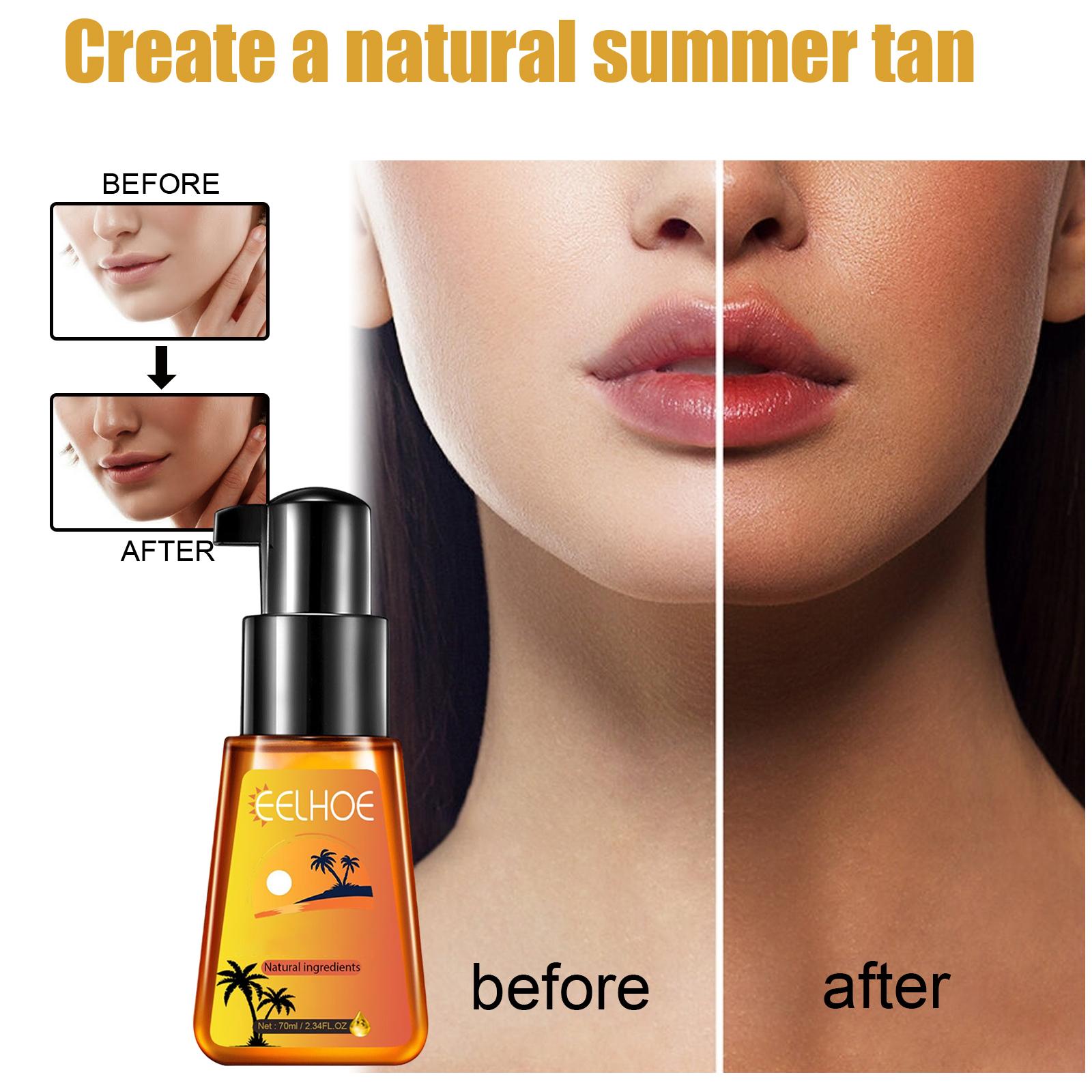 2.34oz Tanning Oil Elastic Hydrating Absorbs Quickly for Beach