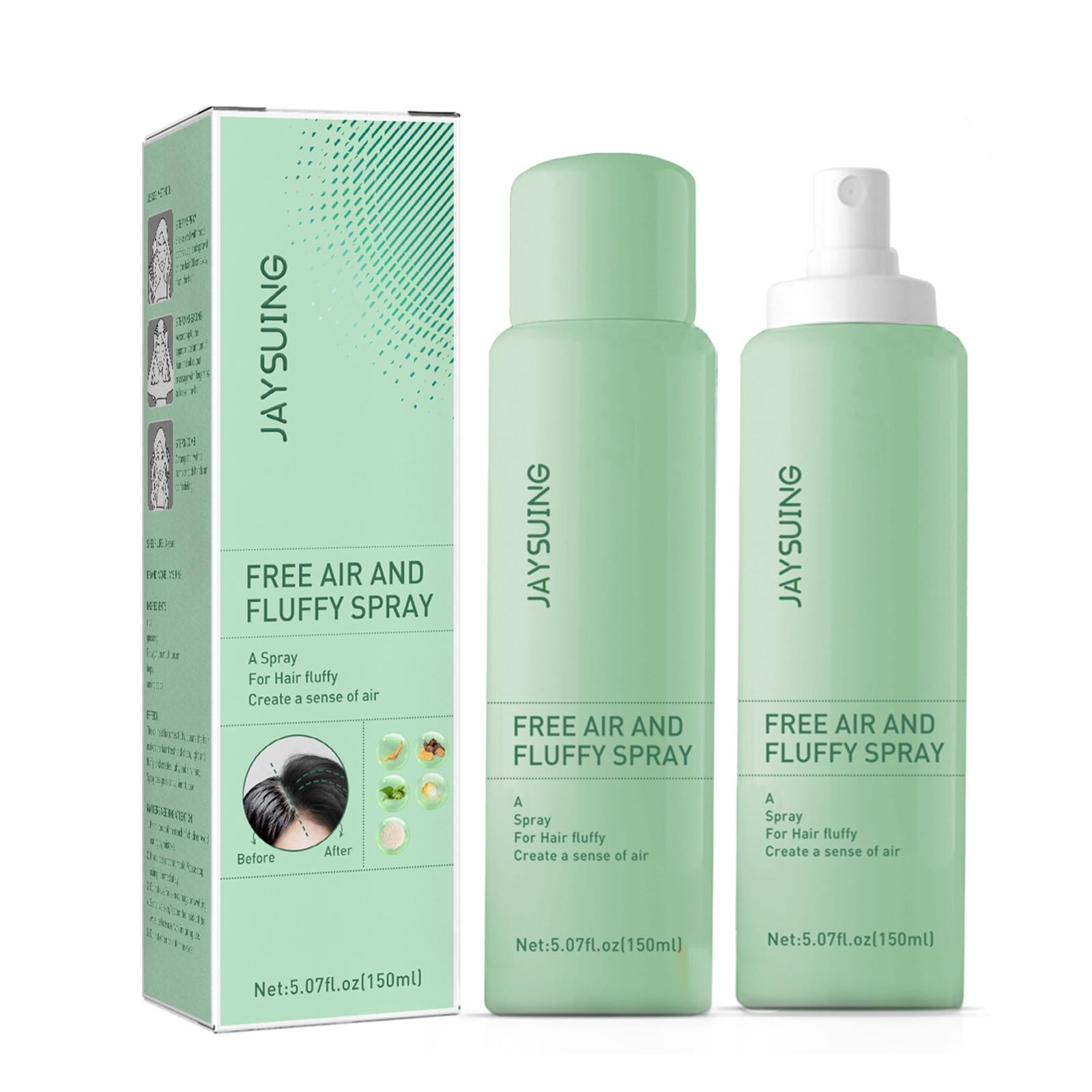 150ml Volumizing Hair spray Shampoo Hairspray Natural for Women Men