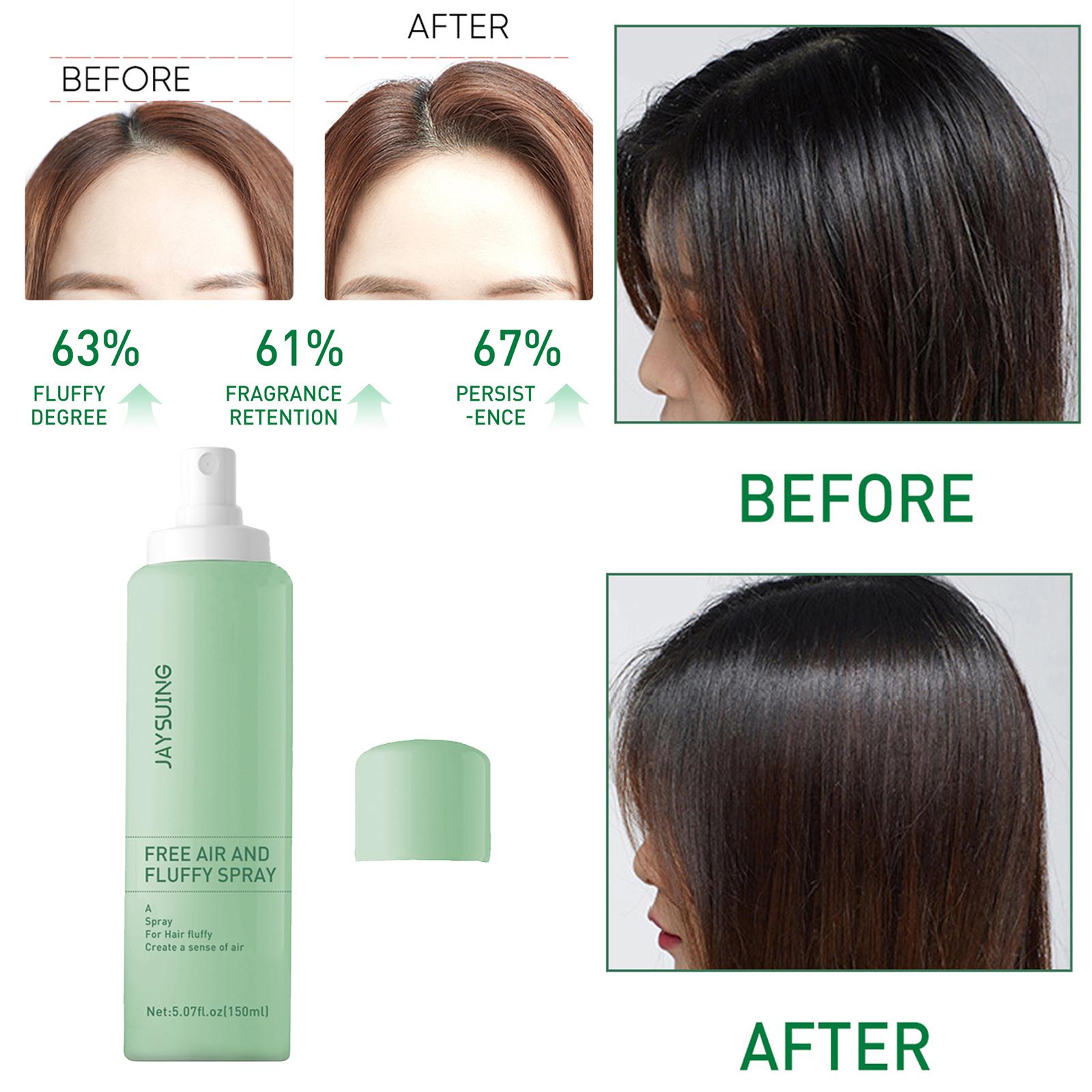 150ml Volumizing Hair spray Shampoo Hairspray Natural for Women Men