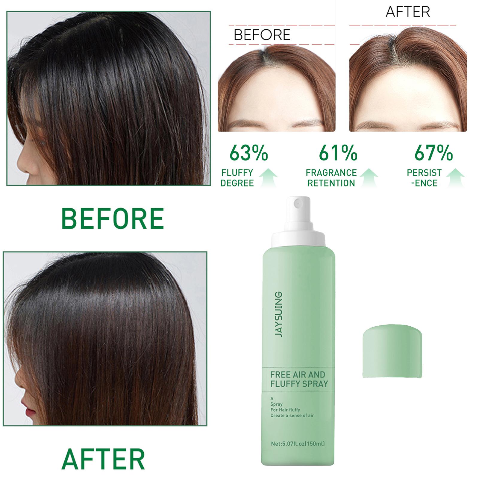 150ml Volumizing Hair spray Shampoo Hairspray Natural for Women Men
