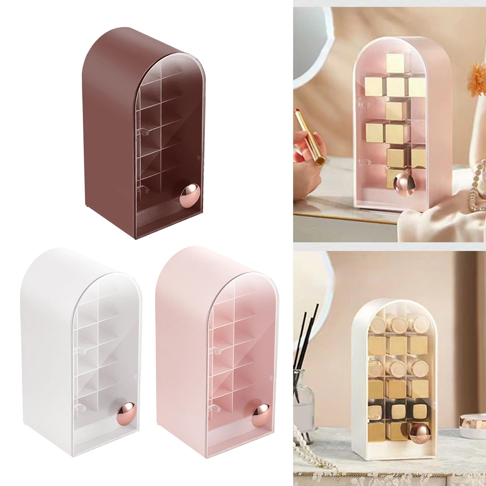 18 Grids Lipstick Holder Lip Gloss Holder Organizer Storage for Lipsticks Blue