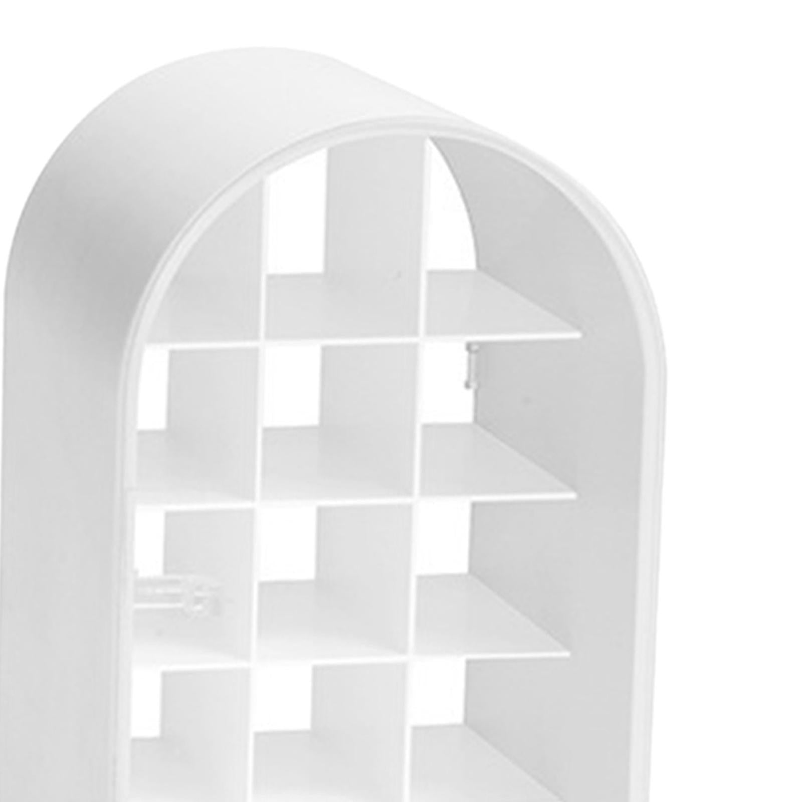 18 Grids Lipstick Holder Lip Gloss Holder Organizer Storage for Lipsticks White
