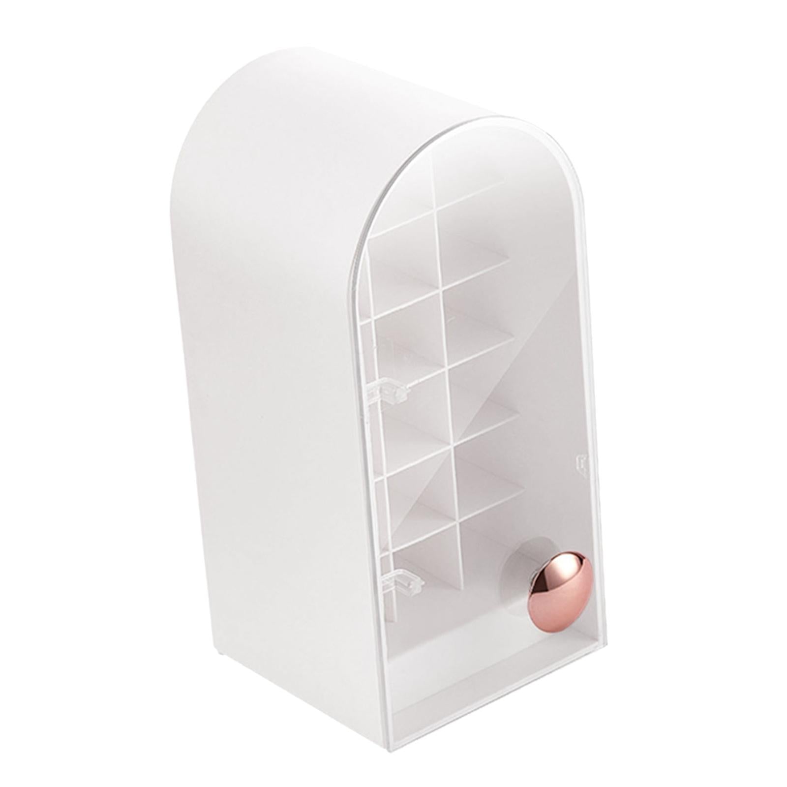 18 Grids Lipstick Holder Lip Gloss Holder Organizer Storage for Lipsticks White