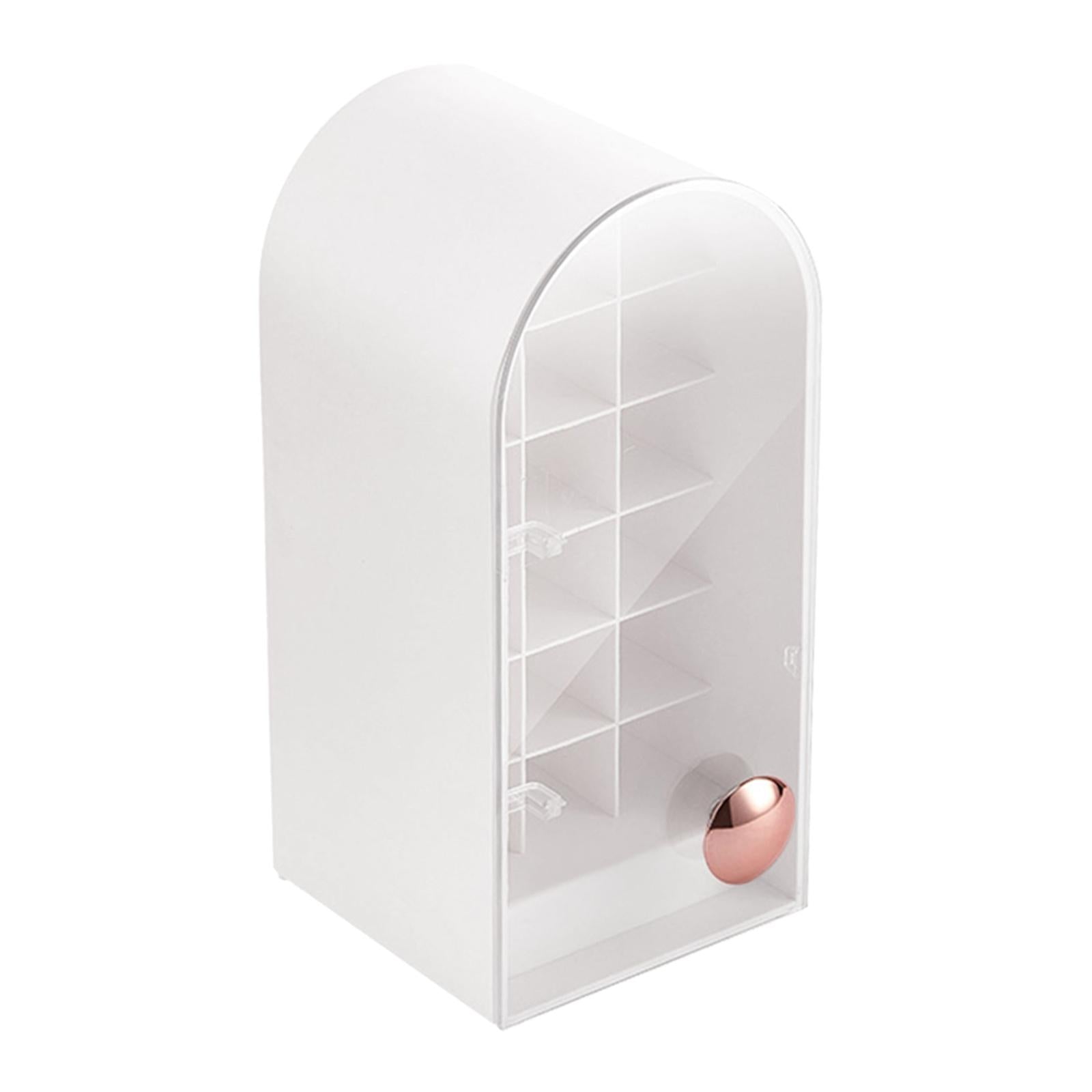 18 Grids Lipstick Holder Lip Gloss Holder Organizer Storage for Lipsticks White
