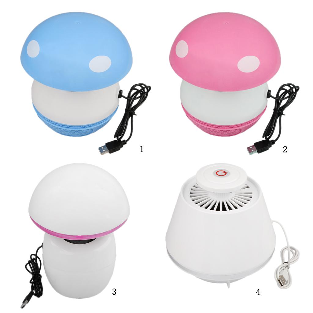 2.5W USB Mushroom Insect-repelling Lamp Insect Fly Pest Zapper Killer Blue