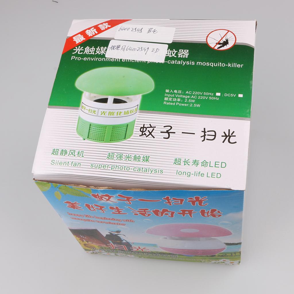 2.5W USB Mushroom Insect-repelling Lamp Insect Fly Pest Zapper Killer Blue