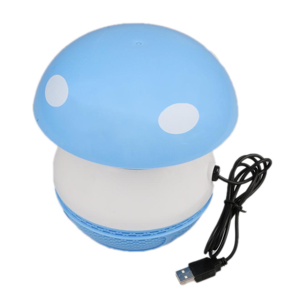 2.5W USB Mushroom Insect-repelling Lamp Insect Fly Pest Zapper Killer Blue