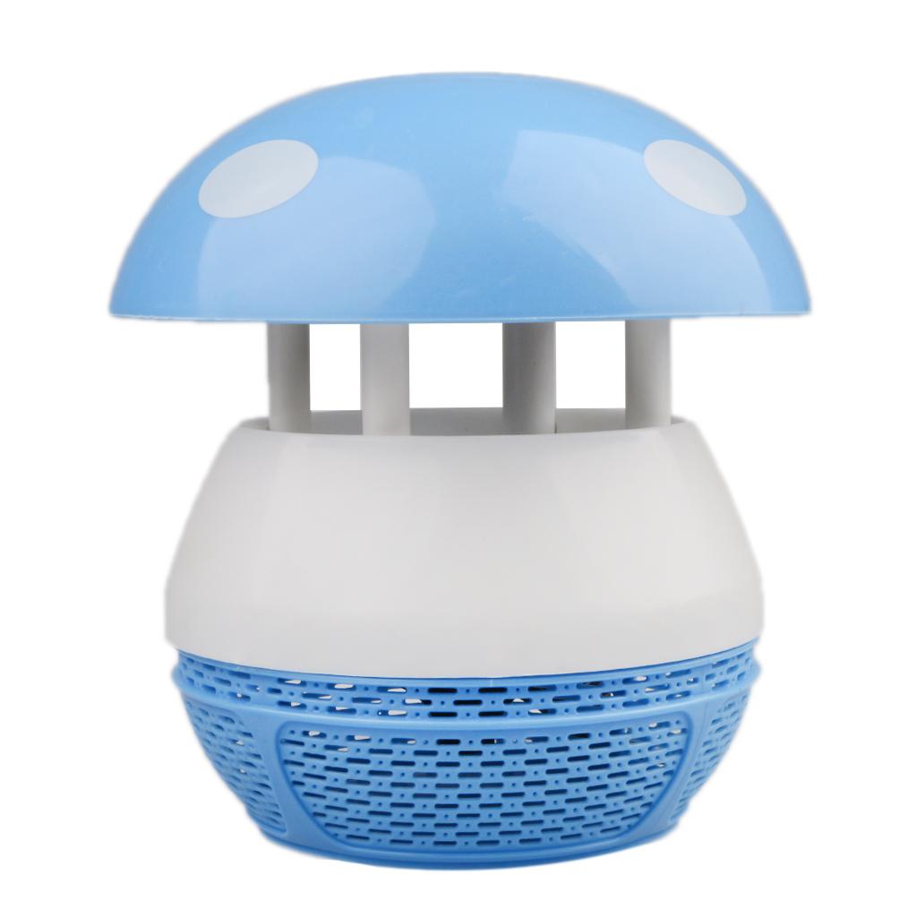 2.5W USB Mushroom Insect-repelling Lamp Insect Fly Pest Zapper Killer Blue