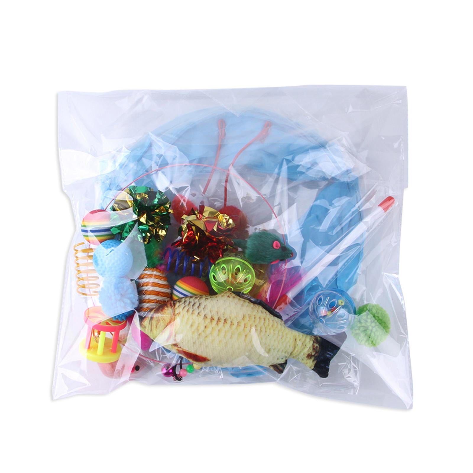 18Pieces Cat Kitten Toys Assortments Mice Kittens Rabbits Puppies Playing