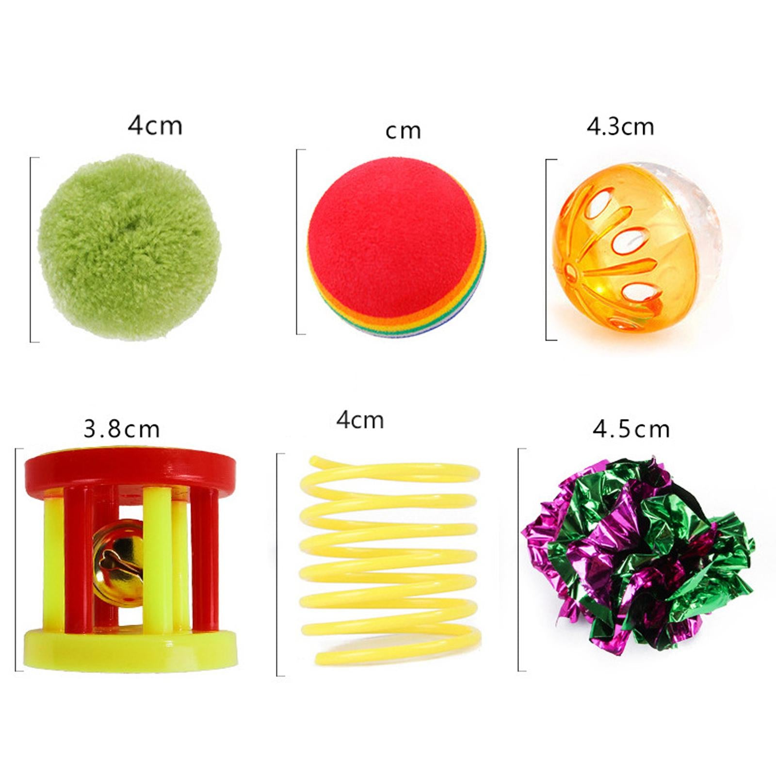 18Pieces Cat Kitten Toys Assortments Mice Kittens Rabbits Puppies Playing