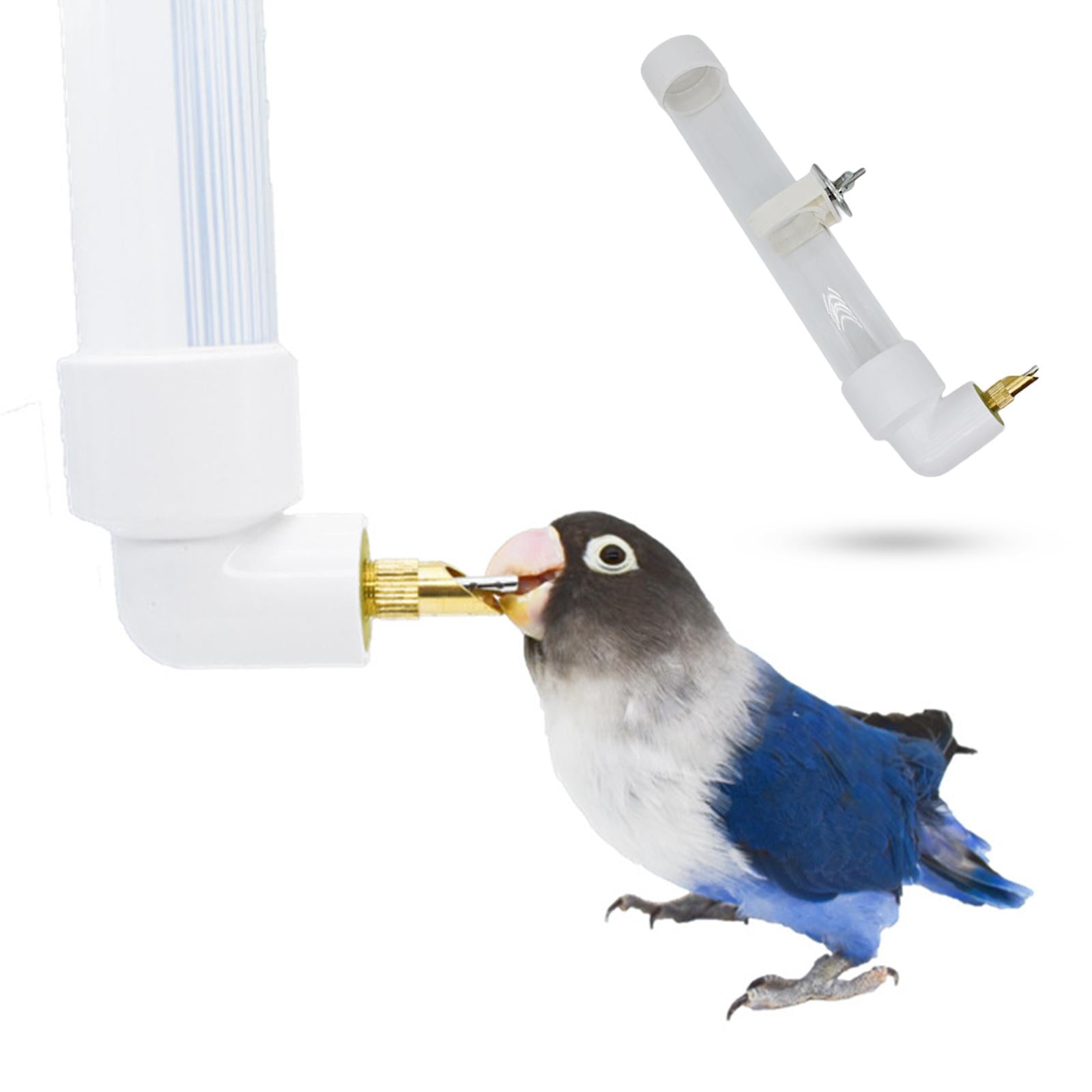 1PC Bird Feeder Pet Cage Hanging Automatic for Parrot Parakeet Cockatiel