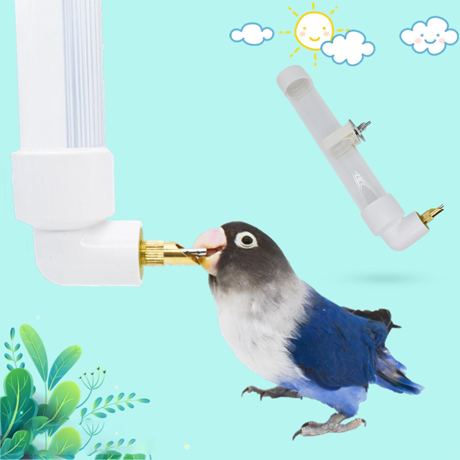 1PC Bird Feeder Pet Cage Hanging Automatic for Parrot Parakeet Cockatiel