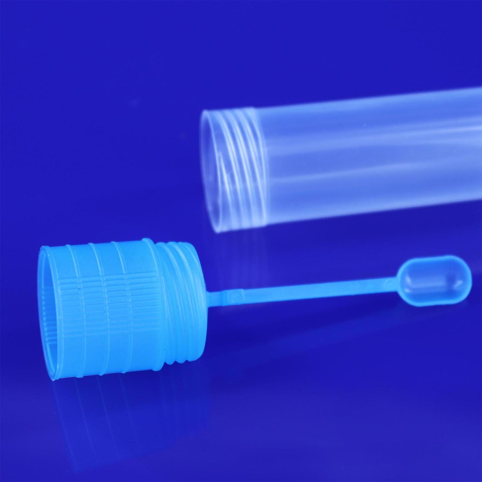 20Pcs Stool Containers Fecal Tubes spoon Dog Waste Cup Collection