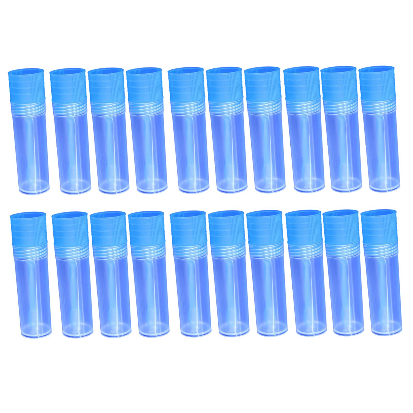 20Pcs Stool Containers Fecal Tubes spoon Dog Waste Cup Collection
