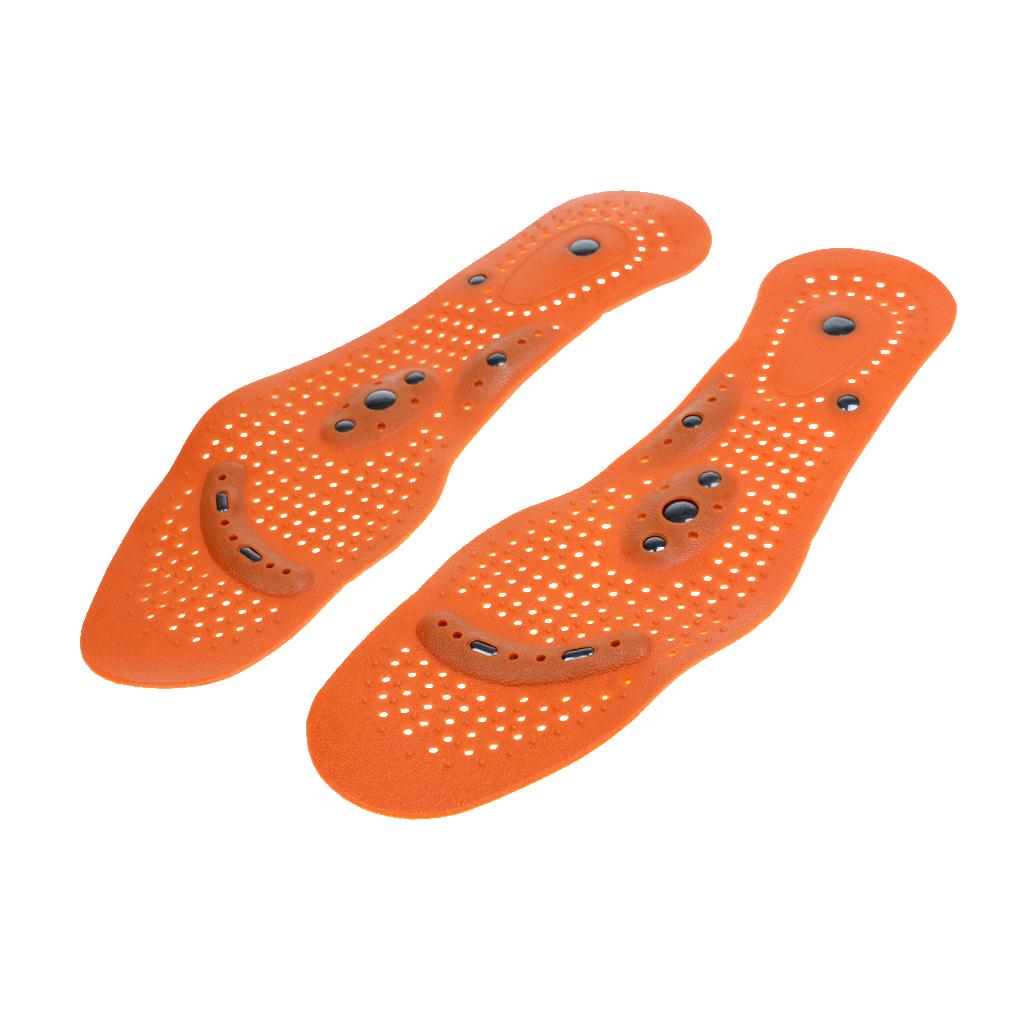 1 Pair Unisex Magnetic Therapy Massage Insoles Health Care Shoes Cushion M