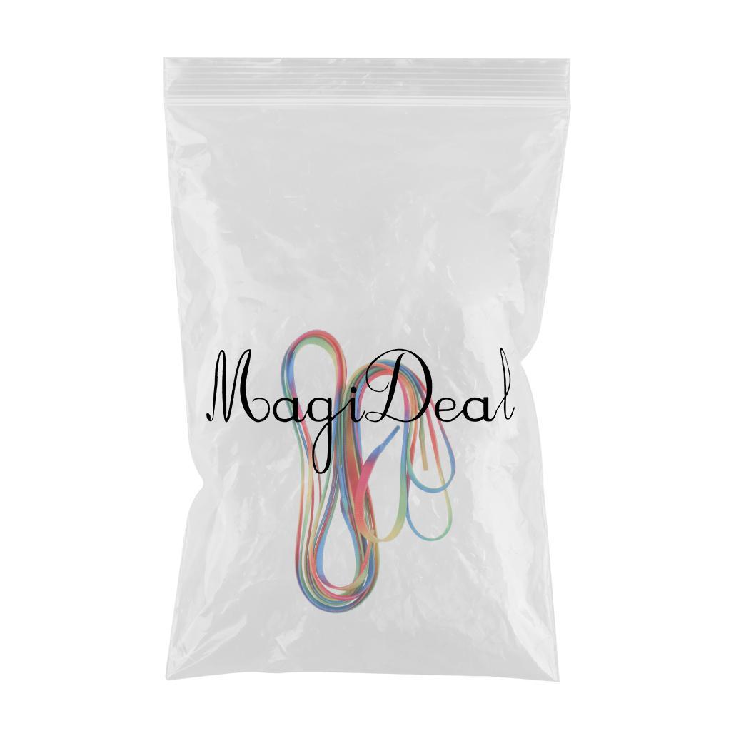 1 Pair Knitted Shoelace for Roller Skates Boots Hockey Skates Rainbow
