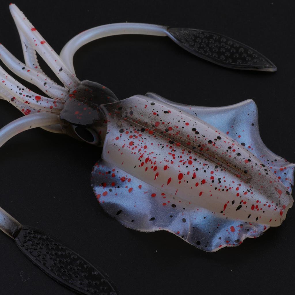 1pc Squid Lure Soft Baits Octopus Squid Skirt Lure Sea Fishing Accessories D