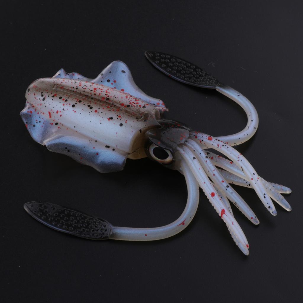 1pc Squid Lure Soft Baits Octopus Squid Skirt Lure Sea Fishing Accessories D