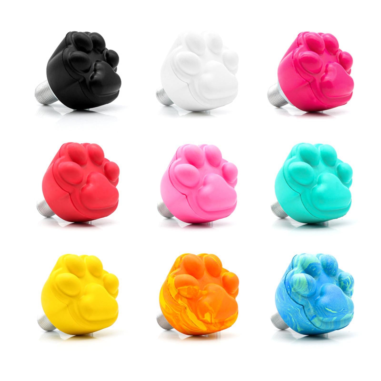 1Pair Roller Skates Toe Stops Replacement Rubber 82A Quad Skates Stoppers Black