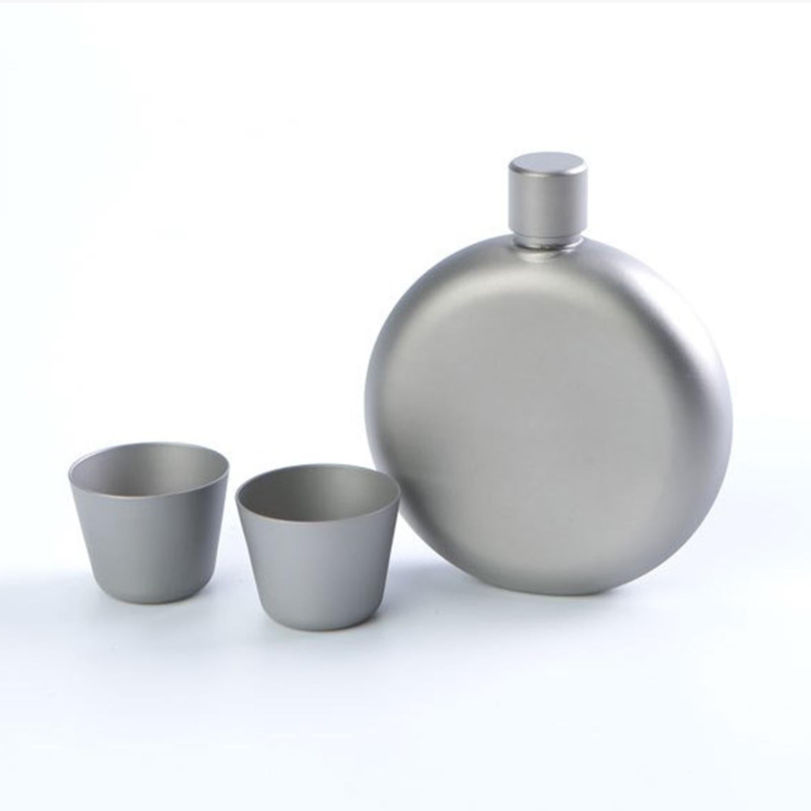 150ml Titanium Water Cup Wine Pot for Travel Camping Backpacking Flask