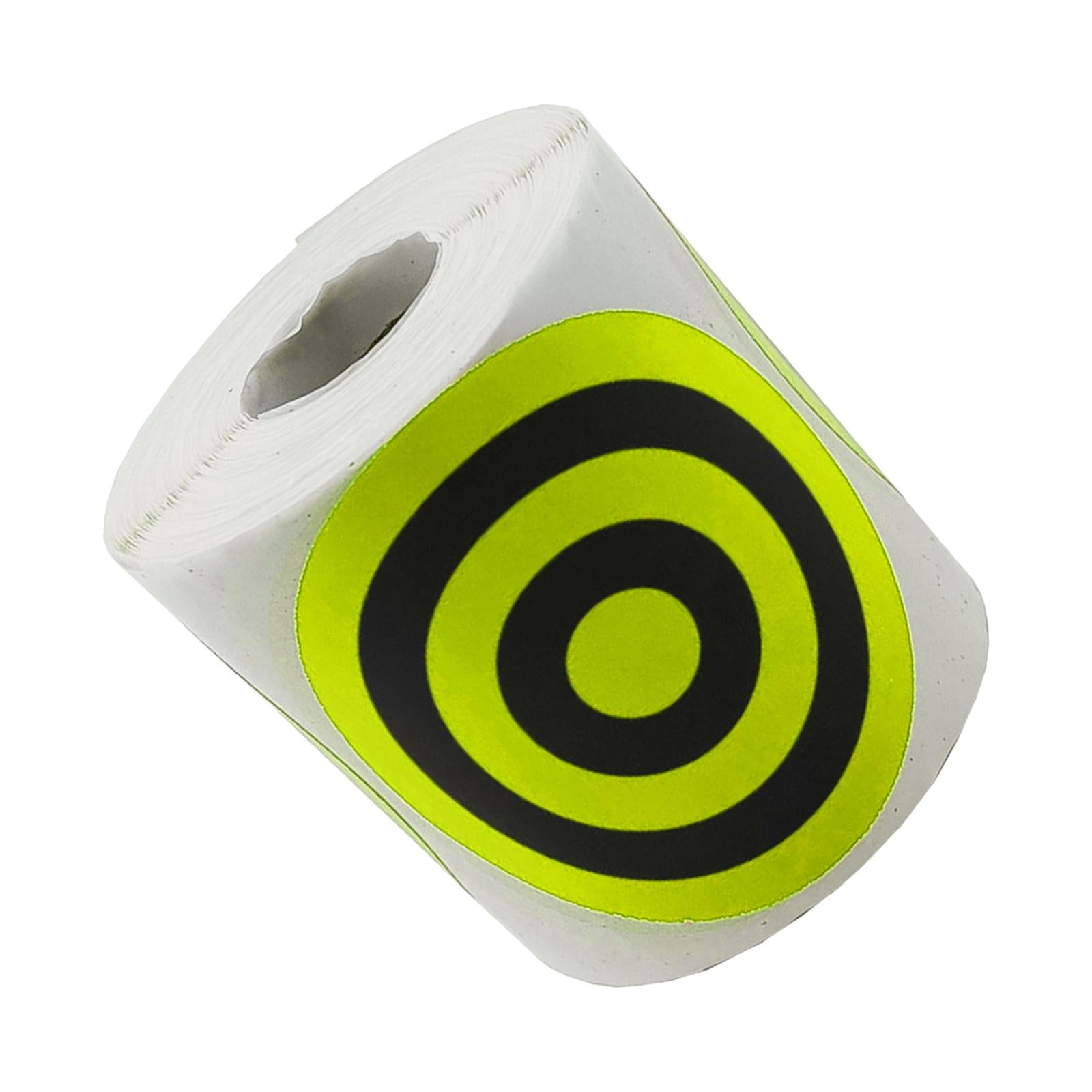 1Roll 3 Splatter Shooting Target Stickers Shooting Training Practice Yellow"