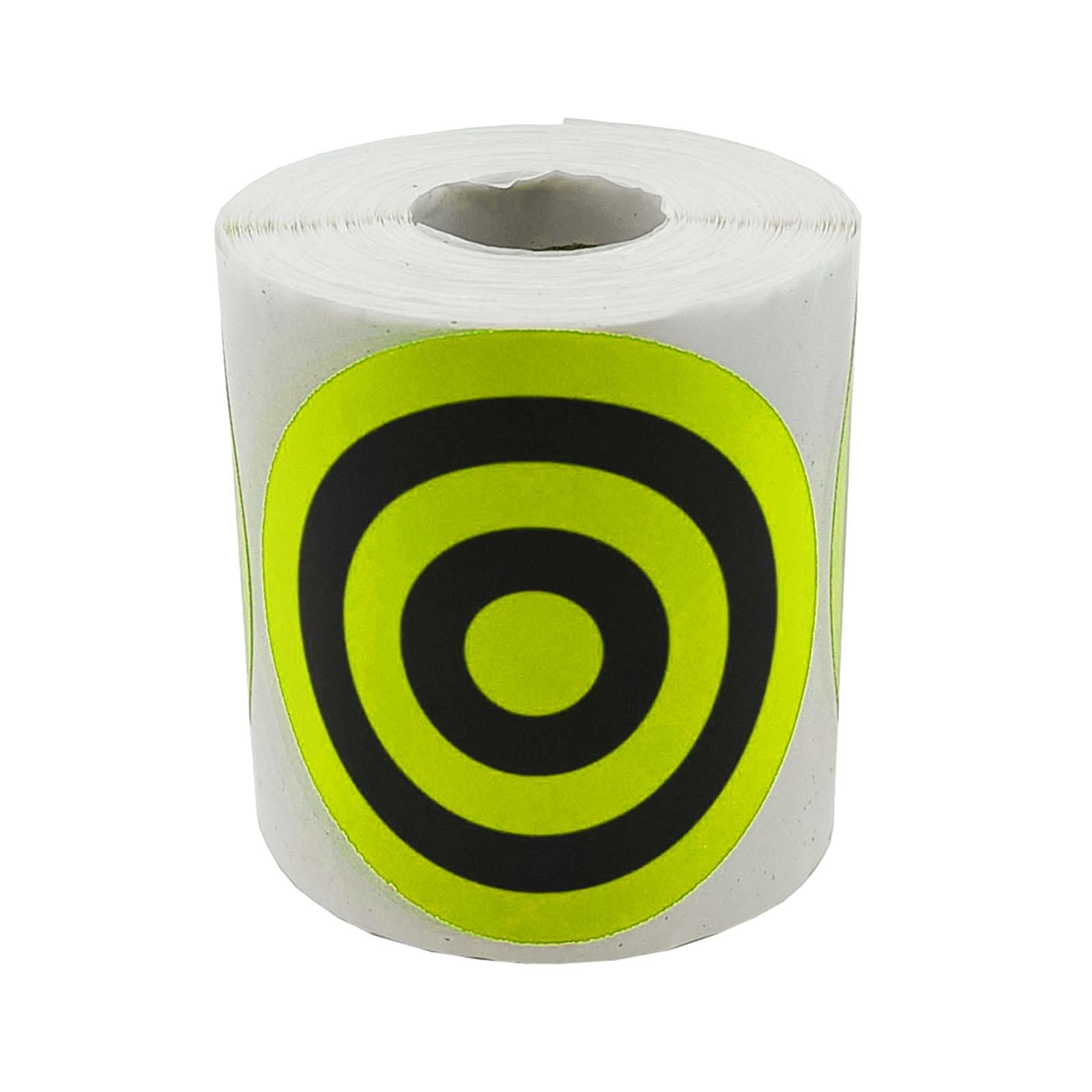 1Roll 3 Splatter Shooting Target Stickers Shooting Training Practice Yellow"