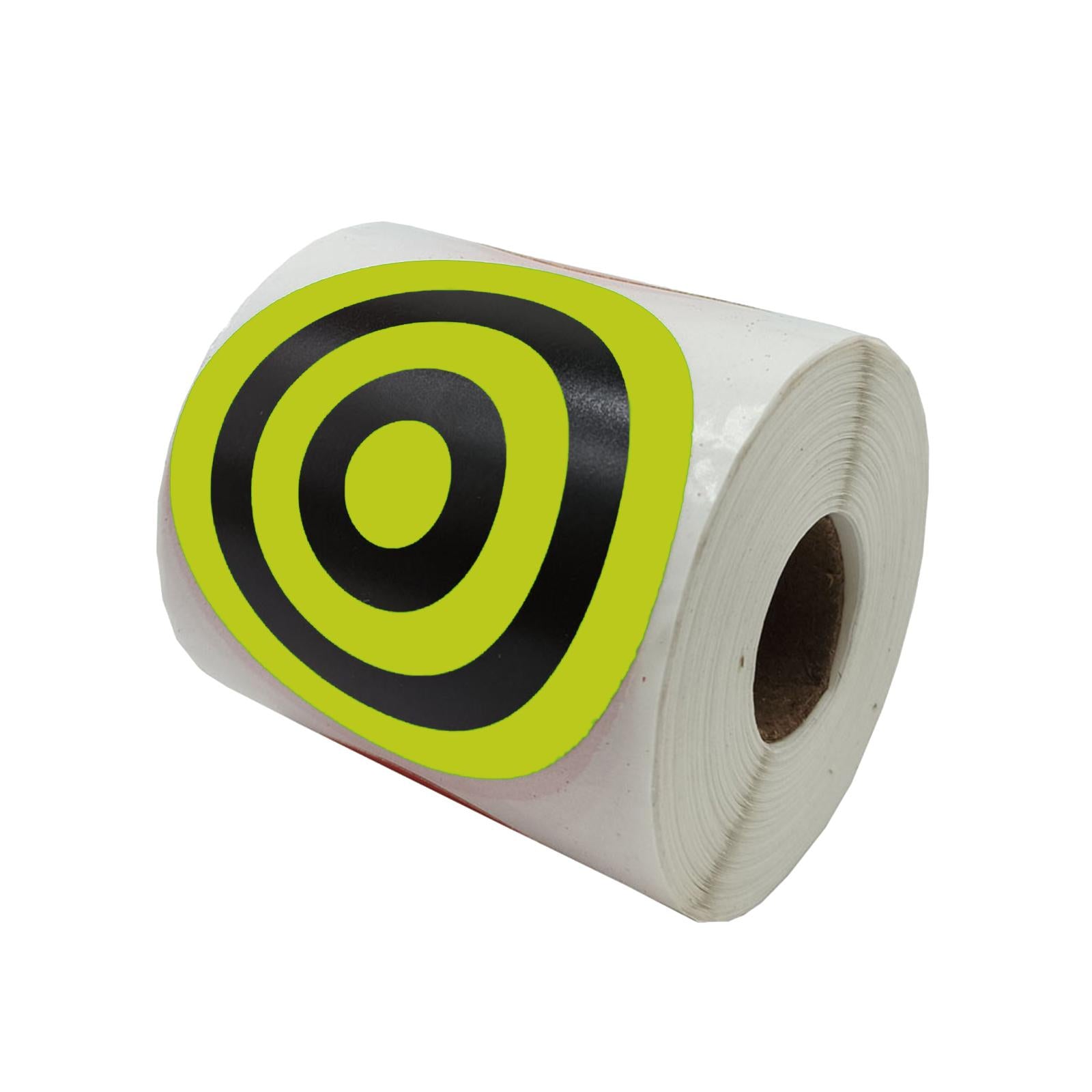 1Roll 3 Splatter Shooting Target Stickers Shooting Training Practice Yellow"