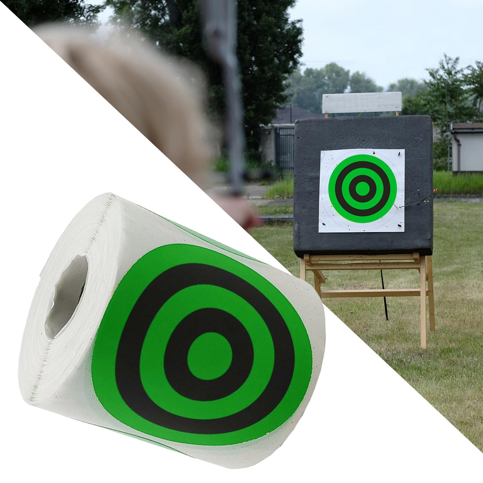 1Roll 3 Splatter Shooting Target Stickers Shooting Training Practice Green"