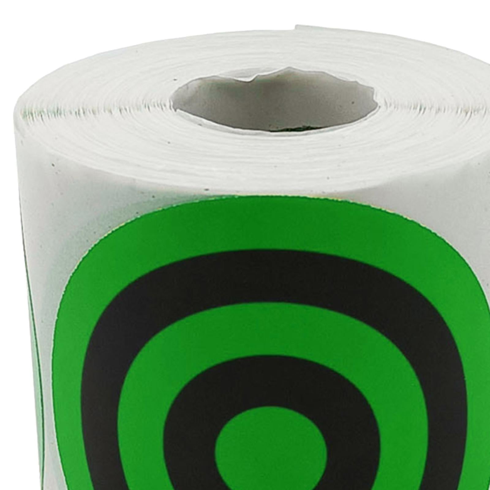1Roll 3 Splatter Shooting Target Stickers Shooting Training Practice Green"