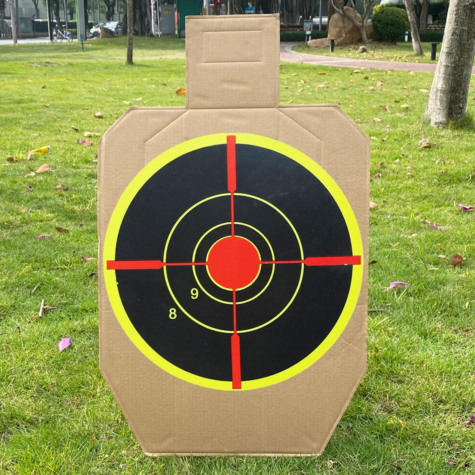 200 Pieces 3 Adhesive Shooting Targets Reactive Stickers Sheets Paper"