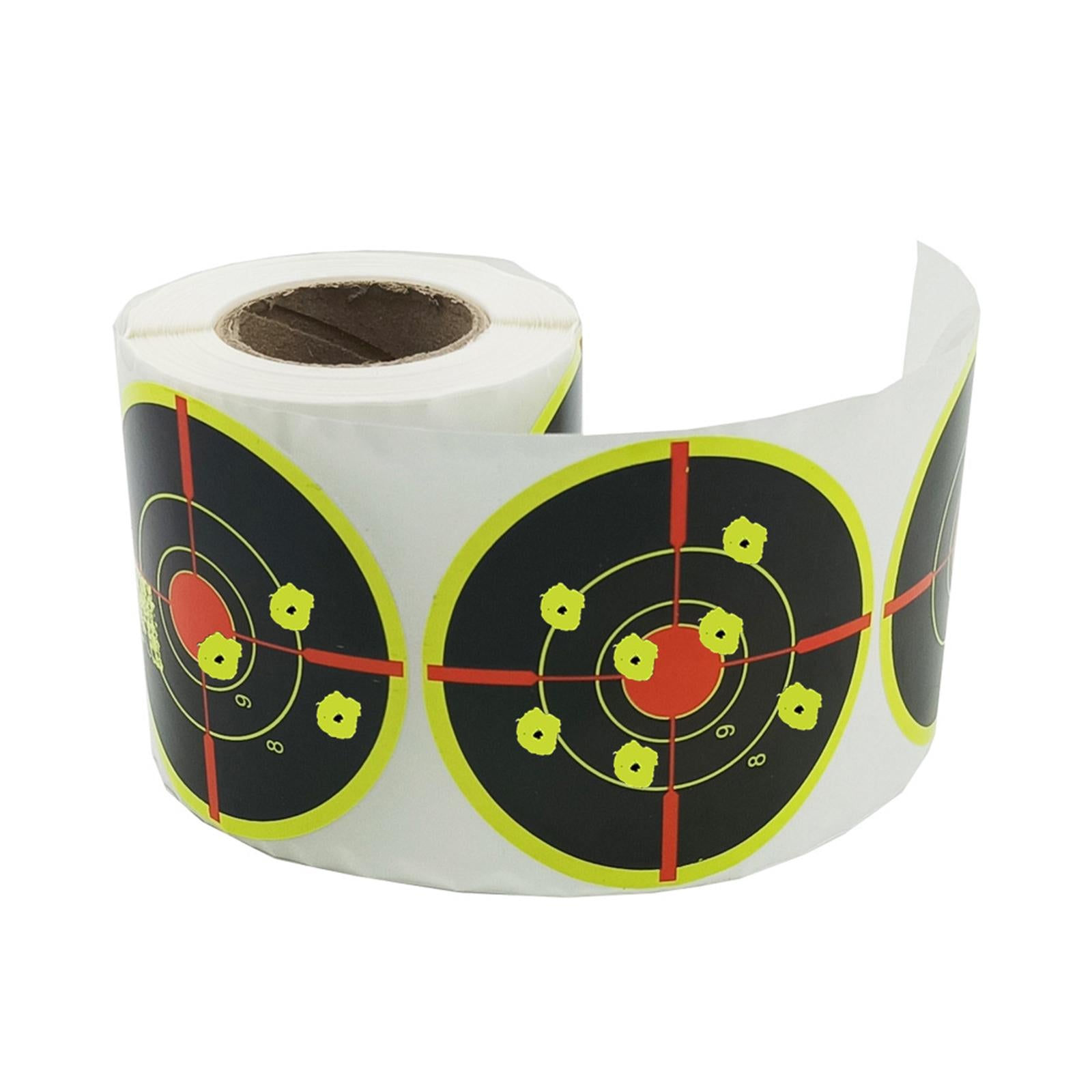 200 Pieces 3 Adhesive Shooting Targets Reactive Stickers Sheets Paper"