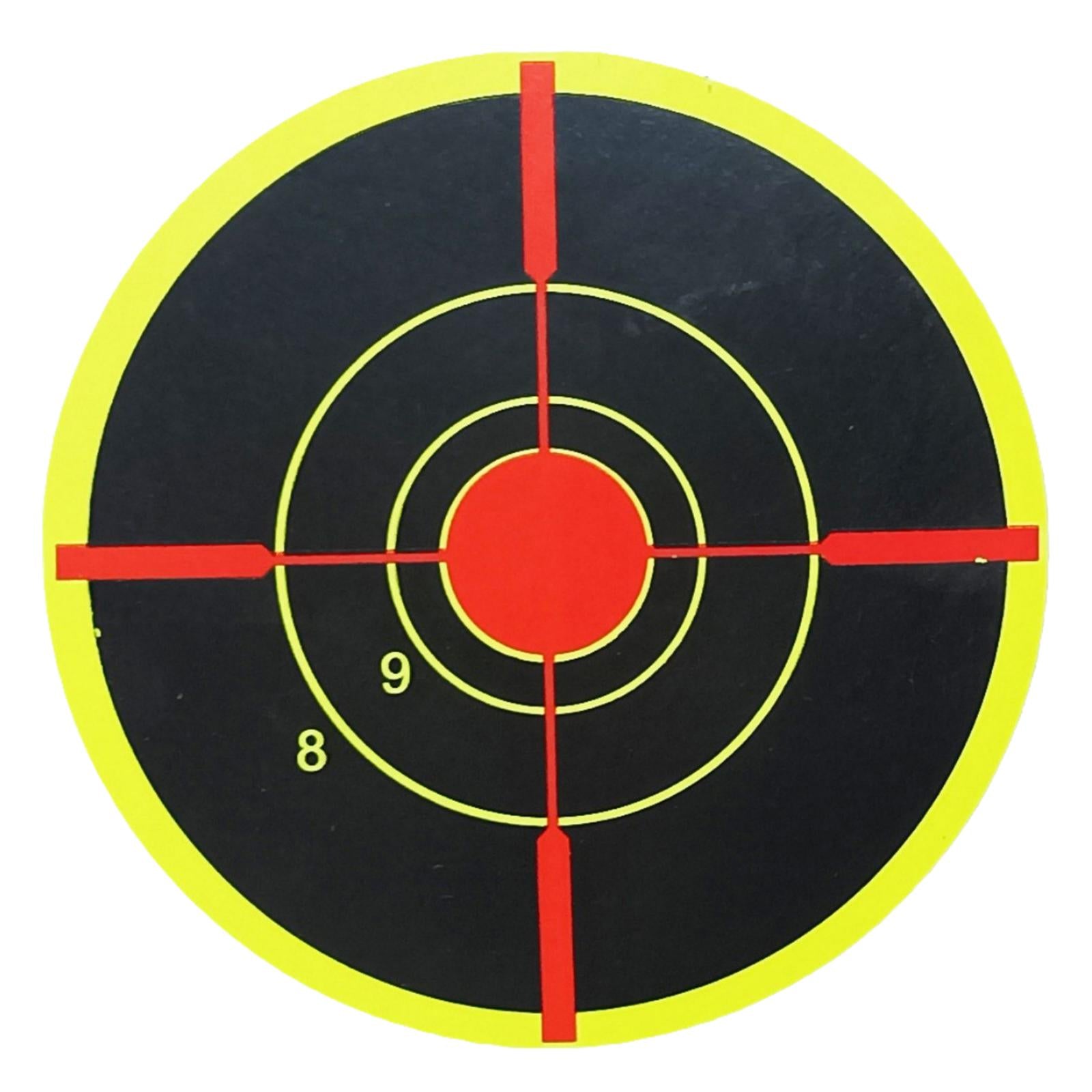 200 Pieces 3 Adhesive Shooting Targets Reactive Stickers Sheets Paper"