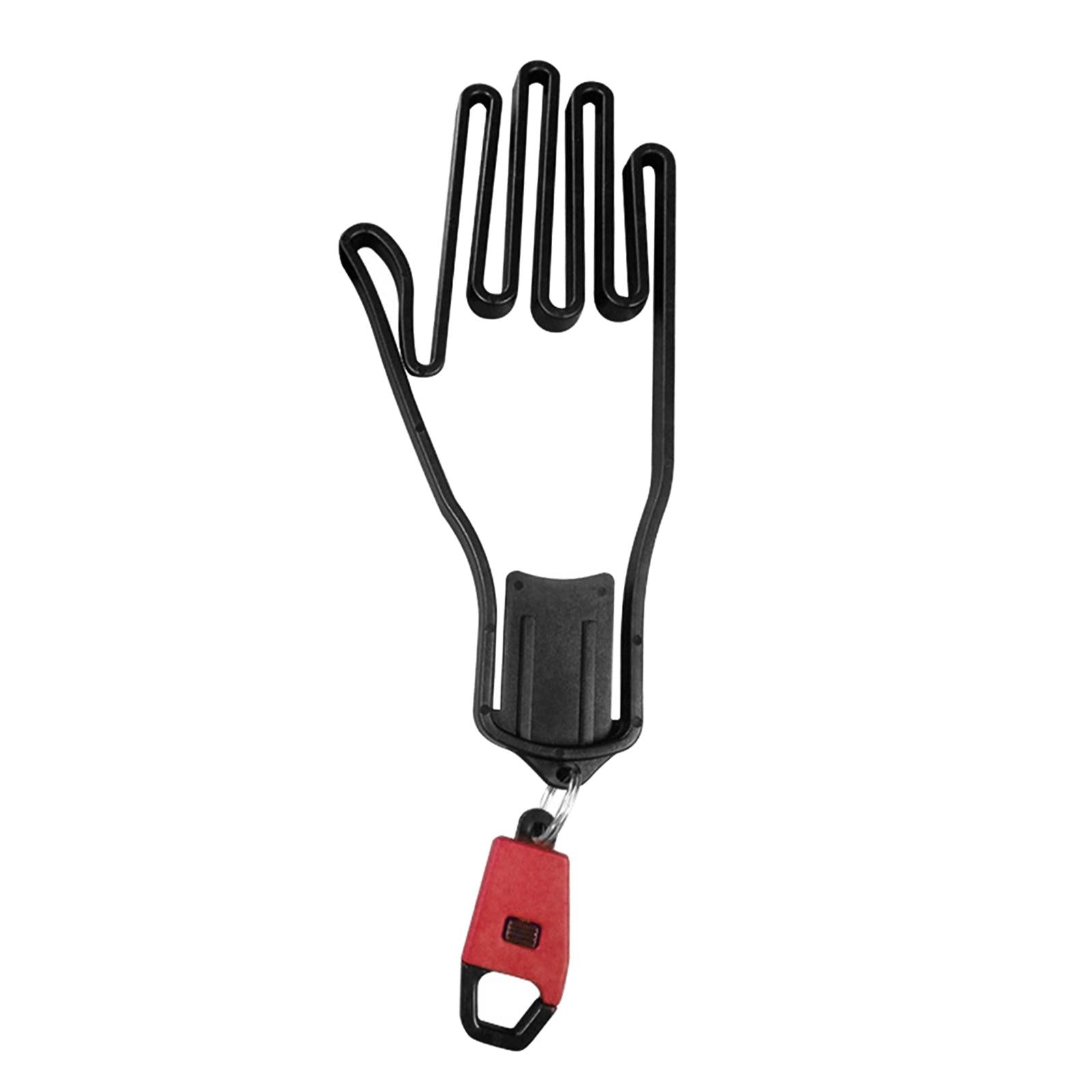 1 PC Golf Glove Holder Rack Outdoor Sport with Key Chain Plastic Durable Red