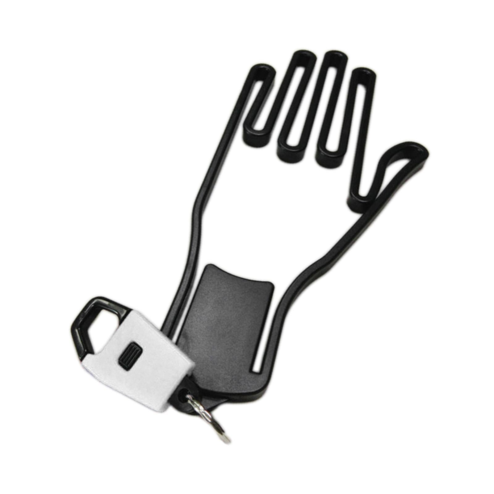 1 PC Golf Glove Holder Rack Outdoor Sport with Key Chain Plastic Durable White