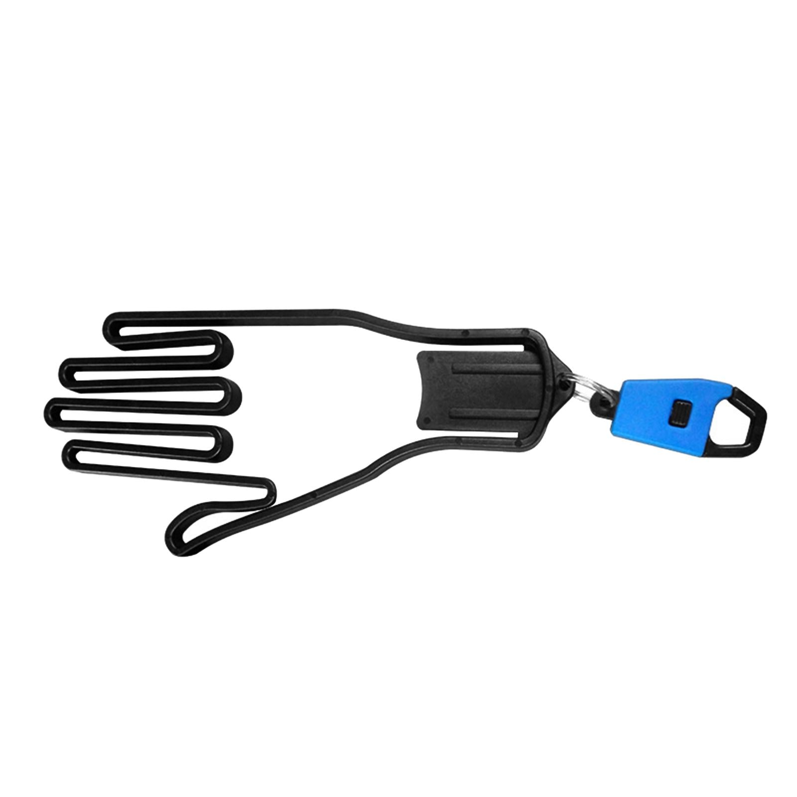 1 PC Golf Glove Holder Rack Outdoor Sport with Key Chain Plastic Durable Blue