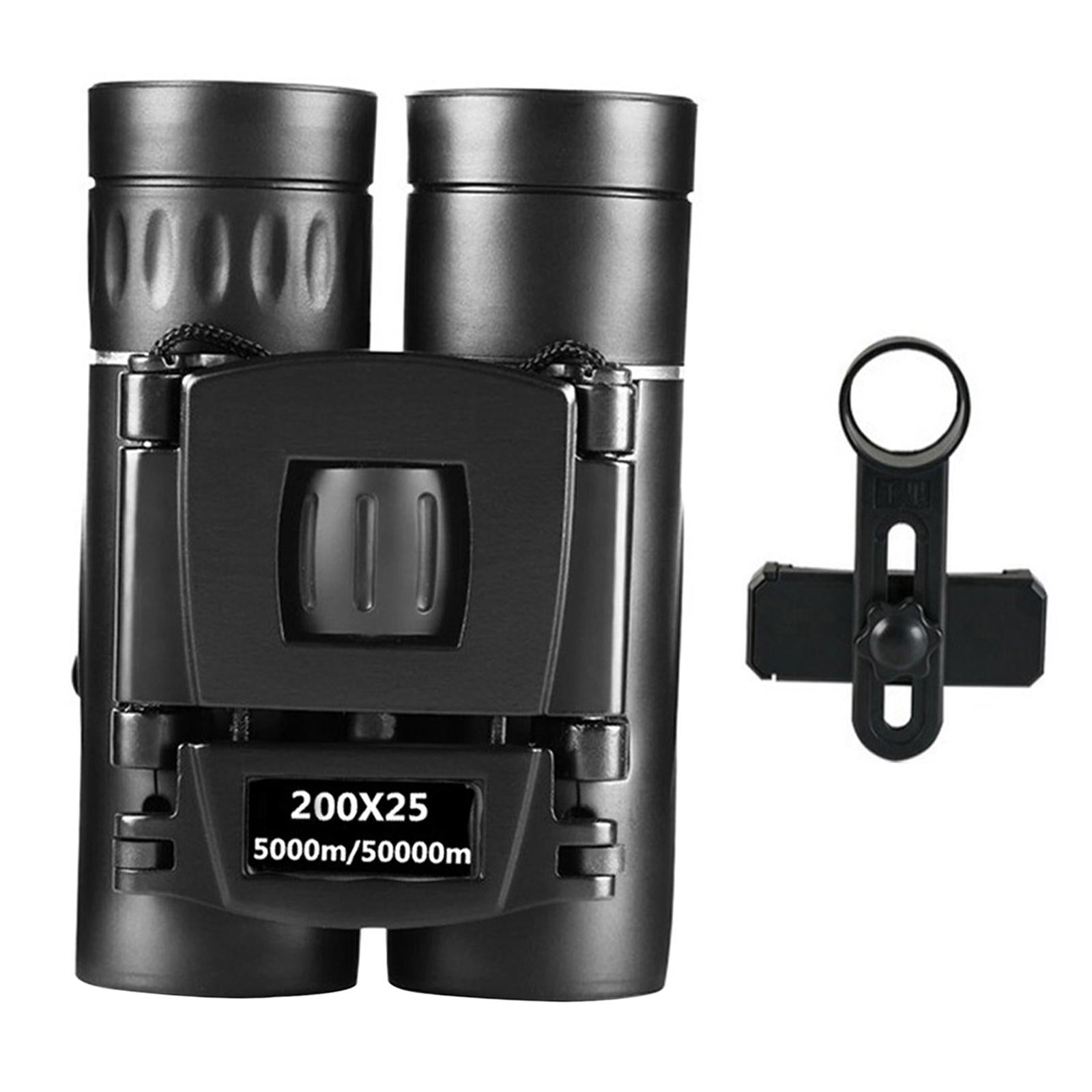 200x25 Binoculars Telescope Long Distance for Concert Theater with Clip