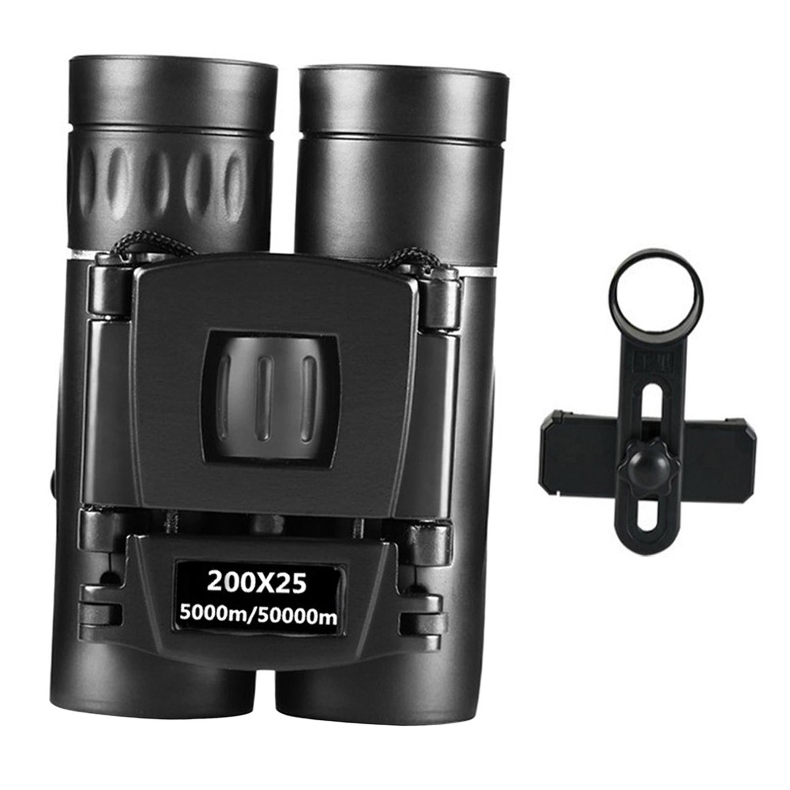 200x25 Binoculars Telescope Long Distance for Concert Theater with Clip