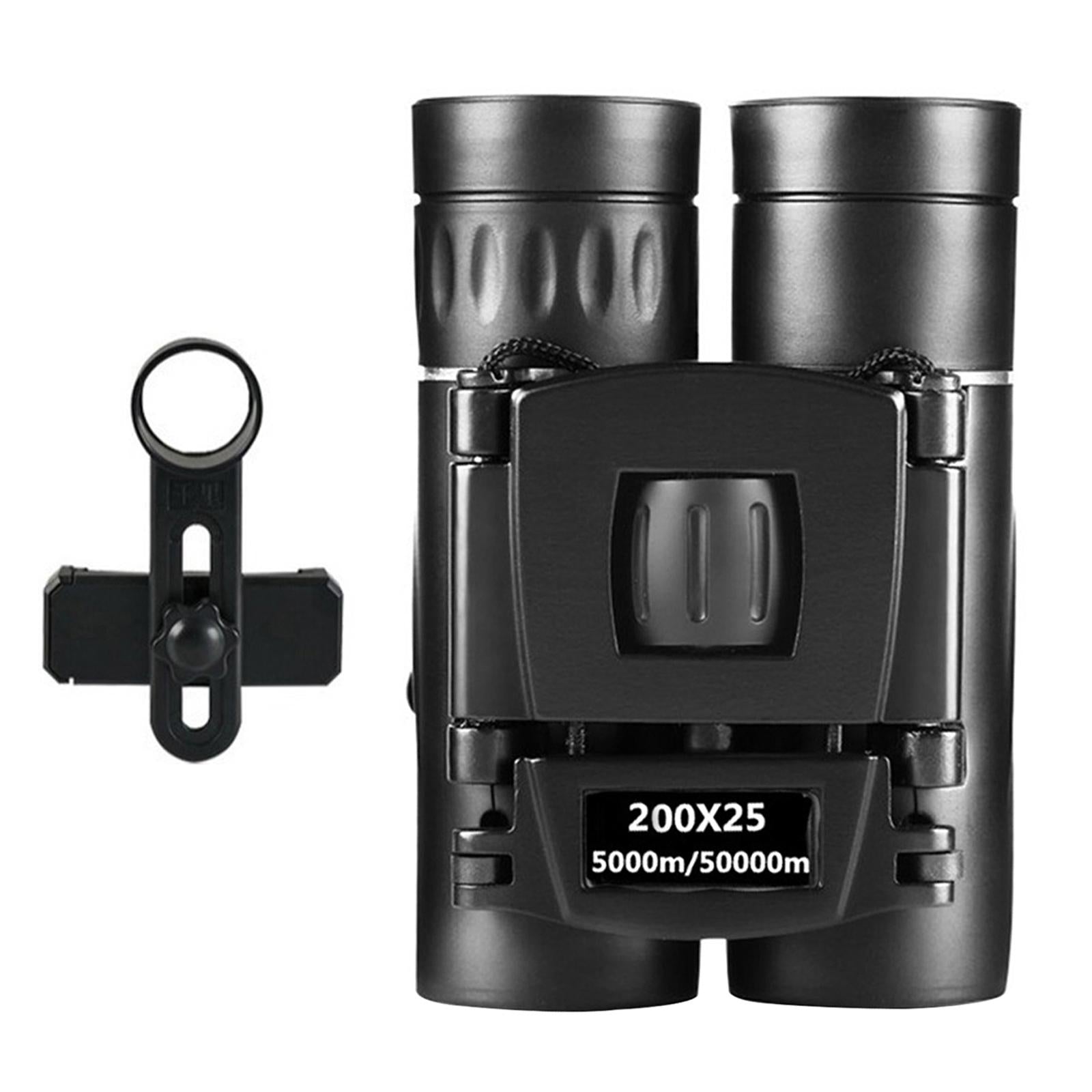 200x25 Binoculars Telescope Long Distance for Concert Theater with Clip