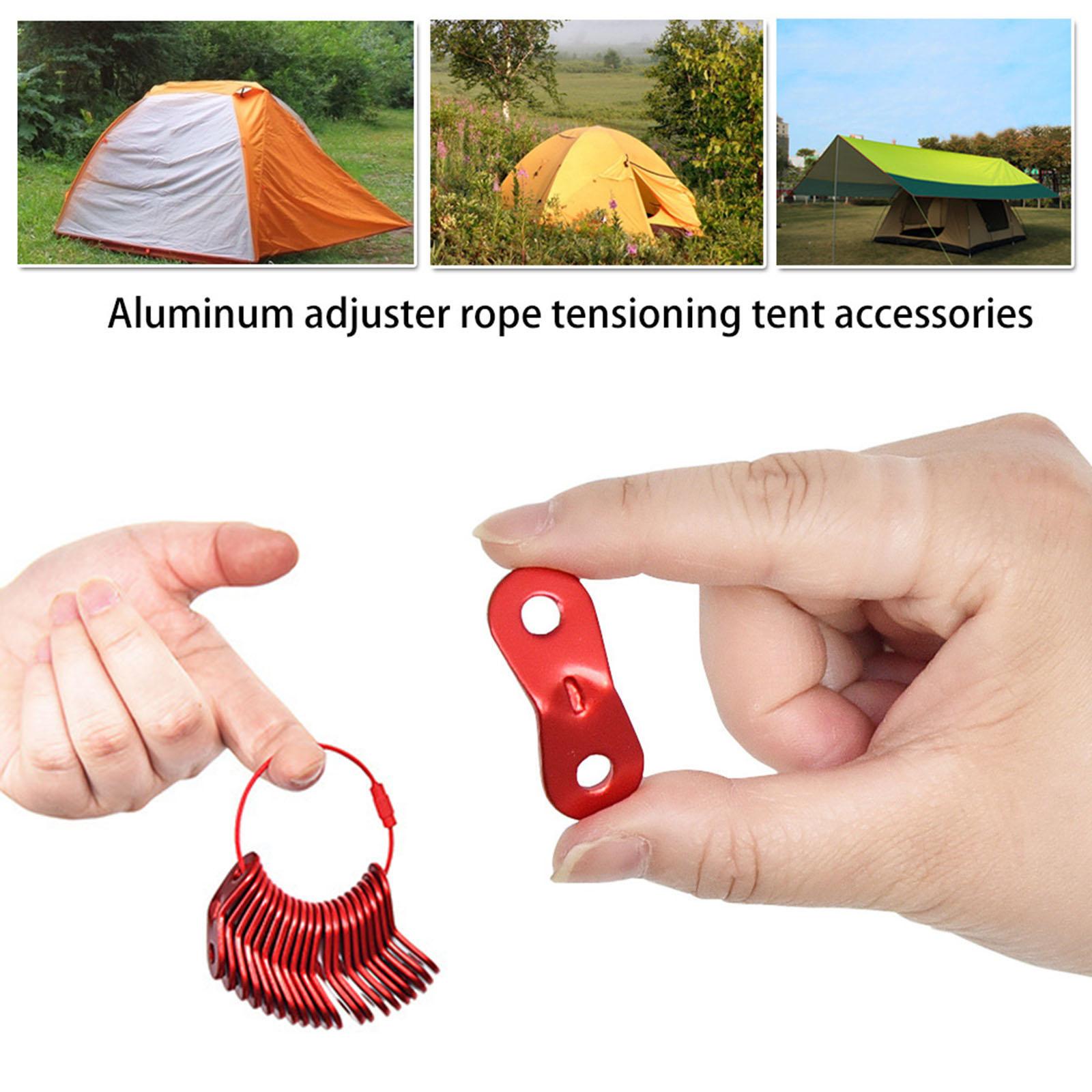 20 Packs Tent Buckle Camping Accessories for Canopy Tent Outdoor Hiking