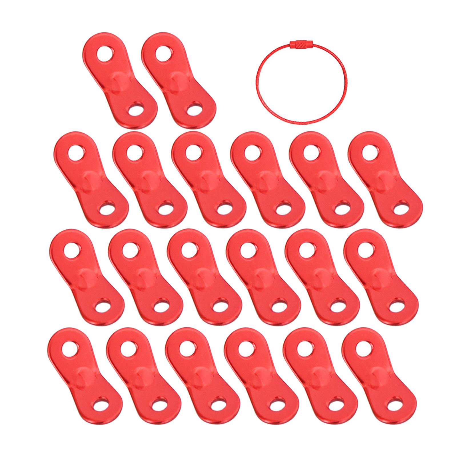 20 Packs Tent Buckle Camping Accessories for Canopy Tent Outdoor Hiking