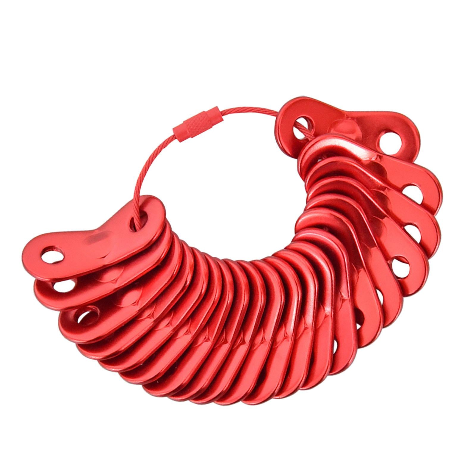 20 Packs Tent Buckle Camping Accessories for Canopy Tent Outdoor Hiking