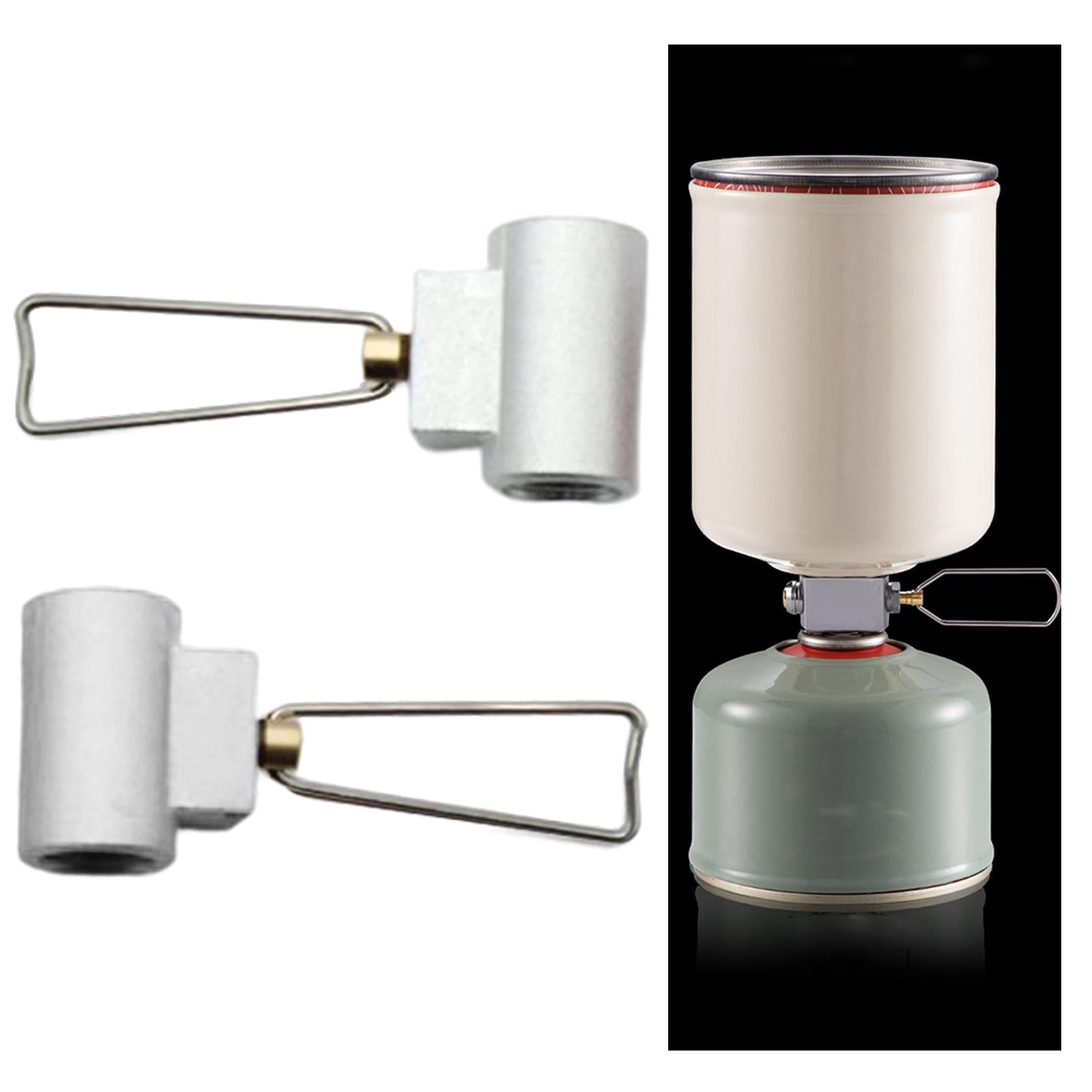 1 Pair Gas Refill Adapter Tool Element Kit Replacement for Outdoor Picnic